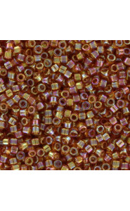 Miyuki delica Beads 11/0 - Transparent marigold ab DB-1241